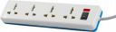 Havells Spikestar 4+1 Surge & Spike Guard With 2M Cable (6A/1440W), 240 Volts, Multi...