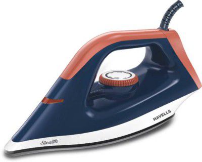 HAVELLS STEALTH 1000 W Dry Iron (Blue, Orange)