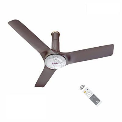 Havells Stealth Prime The most silent BLDC fan with Premium Look and Finish, 1200mm BLDC motor and Remote Controlled Ceiling Fan (Marble Dusk, Pack of 1)