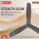 Havells Stealth Slim BLDC 1200 mm Ceiling Fan...