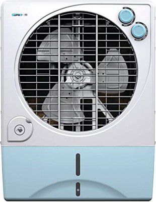 Havells Supro 55L Desert Air Cooler for home (White/Blue)