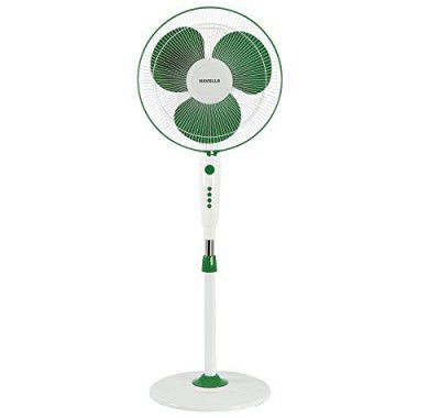 Havells Trendy 400mm Pedestal Fan (Green White)