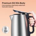 Havells Vesta Electric Kettle| Large 1.7L| 2000 Watts| 360° Cordless Control