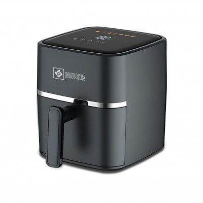 HAVOK 4.5L Digital Air Fryer for Healthy Oil Free Cooking | 1500W Electric Cooker with 360° Rapid Air Circulation 