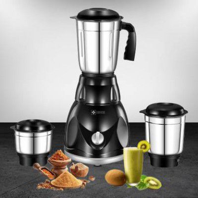 Havok 750 Watt Juicer Mixer Grinder with 3 Jars for Grinding 750 W Juicer Mixer Grinder  (Black_Mixer_3Jar | 3 Jars | Black)