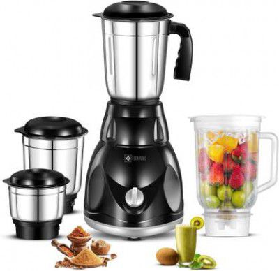 Havok Black_Mixer_4Jar 750 W Juicer Mixer Grinder  (Hav/Mix/4Jar(Black) | 4 Jars | Black)