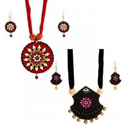 Hawai Terracotta Combo Multicolour Jewelry Set for Women