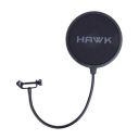 HAWK PROAUDIO PS01 Pop Filter for Vocal Recording/Streaming 6.25 Inch (Black)...
