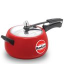 Hawkins 5 Litre Contura Pressure Cooker, Ceramic Coated Handi Inner Lid Cooker, Tomato Red (CTR50)...