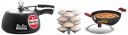 Hawkins Contura Black XT Induction Compatible Inner Lid Pressure Cooker ...