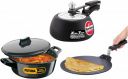 Hawkins Contura Induction Compatible Hard Anodised & Inner Lid Pressure Cooker ...