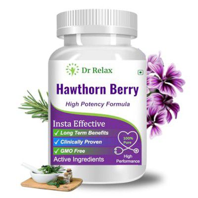 Hawthorn Berry Capsules - Boost Heart Health Naturally with Pure Hawthorn Berry Herb Extract - Better Than Other Brands!