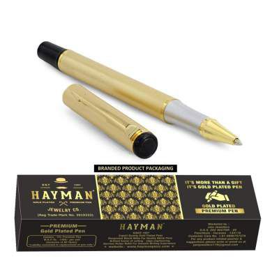 Hayman 24 CT Gold Plated Premium Roller Ball Pen (P-7)