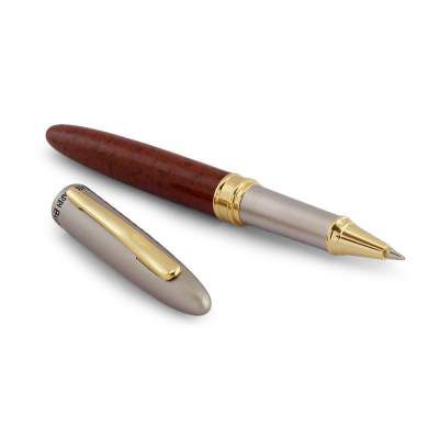 Hayman Picasso Parri 24 CT Mini Gold Plated Roller Ball Pen With Box (P-89)