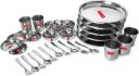 HAZEL Pack of 30 Stainless Steel Alfa Premium Ranage Heavy Gauge Stainless Steel 30 Pc Dinner Set Dinner Set...
