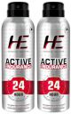 He Active Endurance Perfumed Body Spray, 150ml For Today's Active Men, 24 Hour Odor Protection* 99% Germ Free Up To 24 Hours (Pack of 2)...