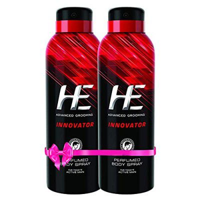 HE Men's Innovator Perfume Body Spray, 150 Ml Pack Of 2, 150 ml