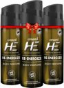 HE Re-Energize Deodorant Spray - For Men  (120 ml, Pack of 3)...