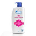 Head & Shoulders 2-in-1 Smooth and Silky Anti Dandruff Shampoo + Conditioner for Women & Men, 1L...