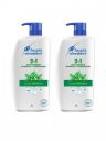 Head & Shoulders Set of 2 Cool Menthol Anti Dandruff Shampoo + Conditioner - 1 Litre Eah...