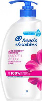 HEAD & SHOULDERS Smooth and Silky Anti-Dandruff Shampoo for Dry, Damaged, Or Frizzy Hair  (650 ml)