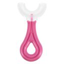 HEALLILY Handheld Toothbrush 1Pcs U- Shape Children Tooth Brush Oral Tooth Cleaning Brush...