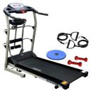 Healthgenie 4112M, 6In1 Motorized Treadmill Fitness, 4.0 Hp Peak With Massager, Tummy Twister, Dumbbells, Resistant Tubes (Multicolor)...