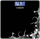 Healthgenie Thick Tempered Glass LCD Display Digital Weight Machine With 2 Years Warranty Weighing Scale  (Black Pattern)...