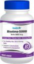 HealthVit Biotino 5000 Biotino 5000 mcg For Hair, Skin & Nails - 60 Tablets  (60 No)...