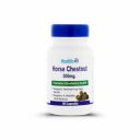 Healthvit Horse Chestnut 500mg for Promotes Circulatory Health | Supports Optimal Leg Vein Health | Maintain Healty Fluid Balance | Vegan | 60 Capsules...