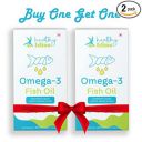 Healthy Bliss Omega-3 1000mg Capsules with Fish oil - EPA + DHA (Guarantee Results) Set of 60 Capsule | Must Try Pack....
