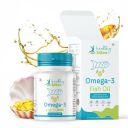 Healthy Bliss Omega-3 1000mg Capsules with Fish oil - EPA + DHA Enriched - 30Capsules...