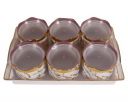Heart Home 6 Containers & Tray Set |Unbreakable Plastic Snackers...