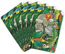Heart Home Cartoon Design 6 Pieces PVC Refrigerator/Fridge Multipurpose Drawer Mat Set (Green) - CTHH6465...