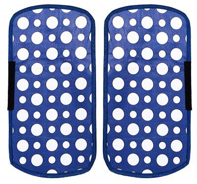 Heart Home Dots Design PVC 2 Pieces Fridge/Refrigerator Handle Cover (Sky Blue) CTHH05390