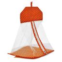 Heart Home Hanging Organizer | Net Hanging Undergarment Organizer | Versatile Dot Print Storage Bag | Undergarment Bag for Bathroom | Home | Orange...