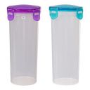 Heart Home klick n Seal Glass 500 ML|Pack of 2 (Transparent)...