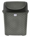 Heart Home Multiuses Plastic Dustbin With Swing Lid 7 Litre (Grey)...