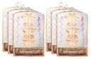 Heart Home Non Woven Hanging Saree Cover, Wardrobe Organizer, Closet Organizer, Saree & Garments Protector Cover With 1 Zipper Compartment on Back Side- Pack of 6 (Orange)-HS_38_HEARTH21481...