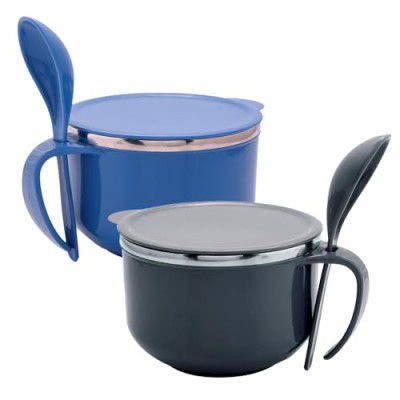 Heart Home Noodle & Soup Bowl Set | Kitchen Bowl Set | 600 ML | Pack of 2 | Multicolor