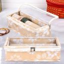 Heart Home Pack of 2 Bangle Box | Single Rod Chudi Organizer Visible Window ...