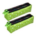 Heart Home Pencil Pouch|Rexine Stationary Pouch|Pack of 2|Green...