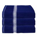 Heart Home Polyester 3 Pieces Full Size Bath Towel 30 x 60(Blue)- CTHH3576...