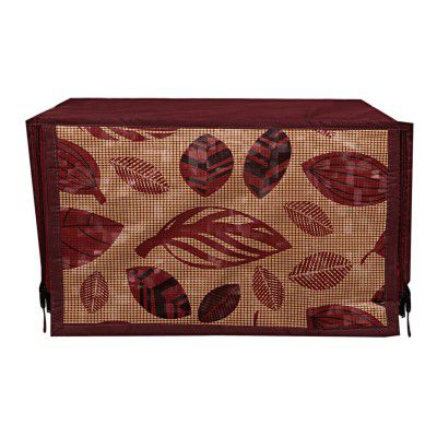 Heart Home PVC 1 Piece Microwave Oven Cover 25 LTR (Brown) - CTHH02585