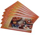 Heart Home PVC 6 Pieces Reversible Fridge Drawer Mats (Multi) CTHH2332...