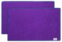 Heart Home Shaggy Durable Microfiber Anti-Skid Door Mat, Heavy Duty Doormat, Indoor Outdoor (Set of 2,Blue)...