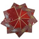 Heart Home Silk 12 Pieces Single Packing Saree Cover (Maroon) - CTHH011147...