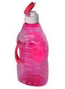 Heart Home Tranasparent Platic Water Bottle with Handle, 1500ml (Pink)-50HH01865...