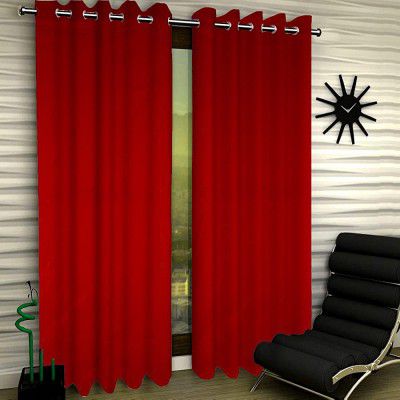Heart Home Zig Zag Design 2 Pieces Sheer Door Curtains CTHH7330