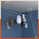 Bathla Mobidry EXA (5 Feet x 4 Pipes) Heavy Duty Ceiling Cloth Dryer | Stainless Steel...